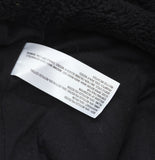 Joylab Womens Contrast Sherpa High Pile 1/2 Zip Jacket 94629059 Black / White S