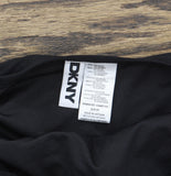 DKNY Womens Twist-Front Tankini Swim Top DIMKS241 Black S