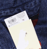 Woolrich X TGT Heavyweight Flannel-Lined Denim Shacket Jacket 94612514 Blue XL
