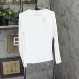 A New Day Slim Fit Long Sleeve Embellished Ribbed Top 94680564 White M