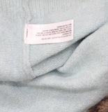 A New Day Long Sleeve Rhinestone Button Down Party Cardigan Sweater Mint Blue XS