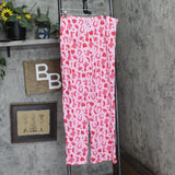 Roudelain Womens Valentines Fairytale Pajama Pants EJJE319M Cowgirl Pink XL