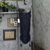 1.State Womens Convertible Cover Up Tank Dress Swim DS93042921S Navy Blue S