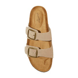Universal Thread Womens Devin Two Band Footbed Sandals 89254785 Taupe Brown 9.5M