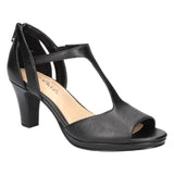 Easy Street Womens Flash Heeled Sandal FLASH Black 7.5W