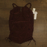 Magicsuit Womens Marley Shanice Underwire One Piece Swimsuit Chestnut Brown 14