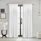 Thermalogic Weathermate Topsions Room Darkening Curtain Panel Pair White 80x63