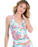 La Blanca Rivera Resort Halter Goddess Tankini Swim Top LB5SW84M White Multi 12