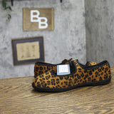 Universal Thread Mary Jane Flats with Memory Foam Insole Leopard Dark Brown 6.5M
