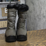 Easy Street Cuddle Winter Snow Boots with Faux Fur Lining CUDDL Black / Gray 8M