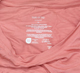 State Of Day Womens Fluid Knit Pajama Shirt Top 100189787MS Sea Coral Pink XL