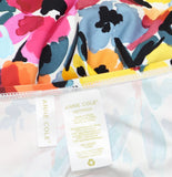 Anne Cole Womens Gradient Floral Twist Front Bandeaukini Swim Top Pink Multi XS
