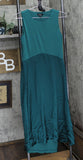 Alfani Womens Mixed-Media Midi Dress 100107596MS Green S