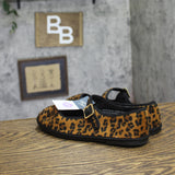 Universal Thread Mary Jane Flats with Memory Foam Insole Leopard Dark Brown 6.5M