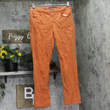 Charter Club Womens Lexington Straight Leg Pants Burnt Orange 10