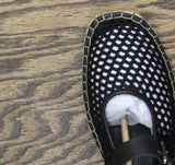 Aqua Womens Crochet Jolee Flats AQ-JOLEE Black 9.5M