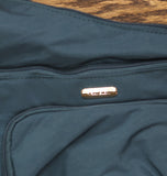 Travelon Essentials North/South Crossbody Bag Peacock Teal Blue One Size