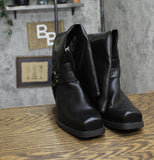 Universal Thread Womens Oakley Harness Boots with Memory Foam Insole Black 10M