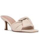Alfani Womens Niah Knotted Slide Heeled Sandals 10014838600 White 9M