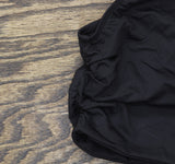 Anne Cole Women's High Waist Fold Over Shirred Bikini Swim Bottoms Black Large