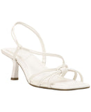 INC International Concepts Womens Nahari Dress Sandals Heels White Smooth 8M