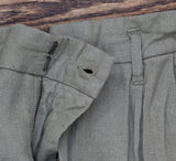 A New Day Womens High-Rise Linen Pleat Front Straight Trousers Sage Green 6