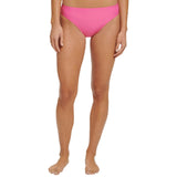 Tommy Hilfiger Womens Classic Full Coverage Bikini Bottom Dahlia Pink M