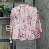 Alex Evenings Floral Printed 3/4 Sleeve Top Pullover Pink Blush / Multi LP