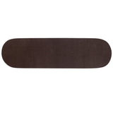 Better Trends Braid Reversible Indoor Rug Runner Chocolate Brown 2 ft  x 9 ft