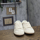Sam Edelman Tobi Sneaker Lace Up Low Top J8526M1 New Ecru Brown 8M