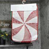 Avanti Santa Bath Rug, Seat Cover & Contour Mat Set Red Green Multi 3-Piece