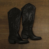 Wild Fable Kenzie Tall Western Cowgirl Boots Black 7M