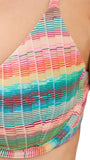 PQ Cali Underwire Bikini Swim Top AMY-1514H Amaya Pink Multi M