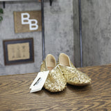 A New Day Womens Sammie Shoes Sequin Ballet Flats 94685483 Gold Yellow 6M