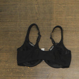 Glamorise Womens WonderWire Front-Closure Underwire Bra 1245 1245 Black 40B