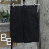 French Toast Boys Pull-On Twill Short Black 10 Husky