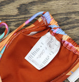 Salt + Cove Juniors Sweetheart Bralette Bikini Swim Top 807140 Brown Multi S