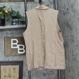 Bar III Womens Petite Open-Front Long Vest 100188618PT Warm Ginger Brown PL