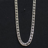 Calvin Klein Fashion Curb Chain Link Necklace Silver Gray 18"