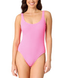 Salt + Cove Ribbed Scrunch One-Piece Swimsuit SC251007PO Malibu pink S