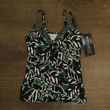 Miraclesuit Women's Underwire Adjustable Tankini Swim Top Palma Black / Multi 16