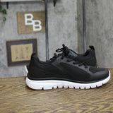 S Sport by Skechers Mens Lightweight Lace Up Low Top Sneakers Black 7
