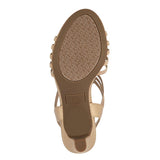 Jones New York Womens Strappy Slingback Dress Sandals JNY-DANELY Soft Gold 9M