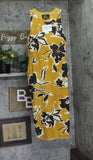 Nina Parker Trendy Printed Mesh Midi Dress 1023-CSD026W Yellow Flower Print 1X