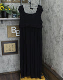 Ny Collection Womens Plus Sleeveless Empire Maxi Dress ZQID0122