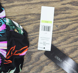 Carmen Marc Valvo Womens Ruched One Piece Swimsuit C5P529 Organic Bloom Black 4