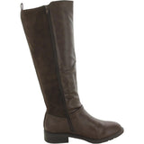 Style & Co. Verrlee Faux Leather Knee-High Riding Boots Mocha Smooth Brown 8.5M