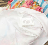 City Studios Juniors Belted Floral-Print Fit & Flare Dress Blue Multi 3