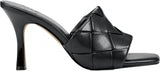 INC Liah Open Toe Heels Amputee Replacement Left Shoe Only Black Smooth 5M