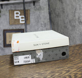 Sun + Stone Womens Birdey Ankle-Strap Block-Heel Sandals Nude Brown 9.5M